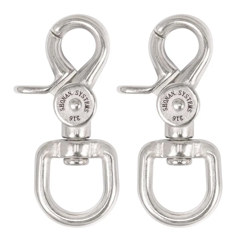 316 marine-grade stainless steel clips