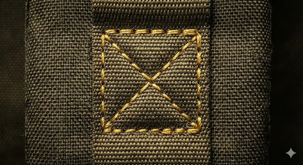 box-X stitching pattern