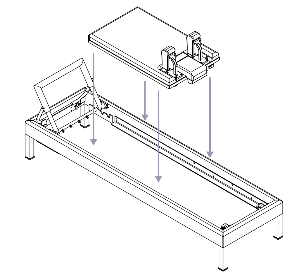 checking footbar carriage distance measurement