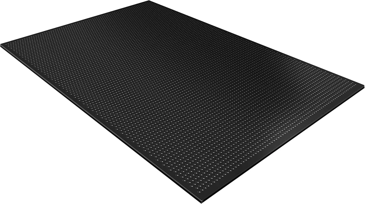 high-durometer equipment mats