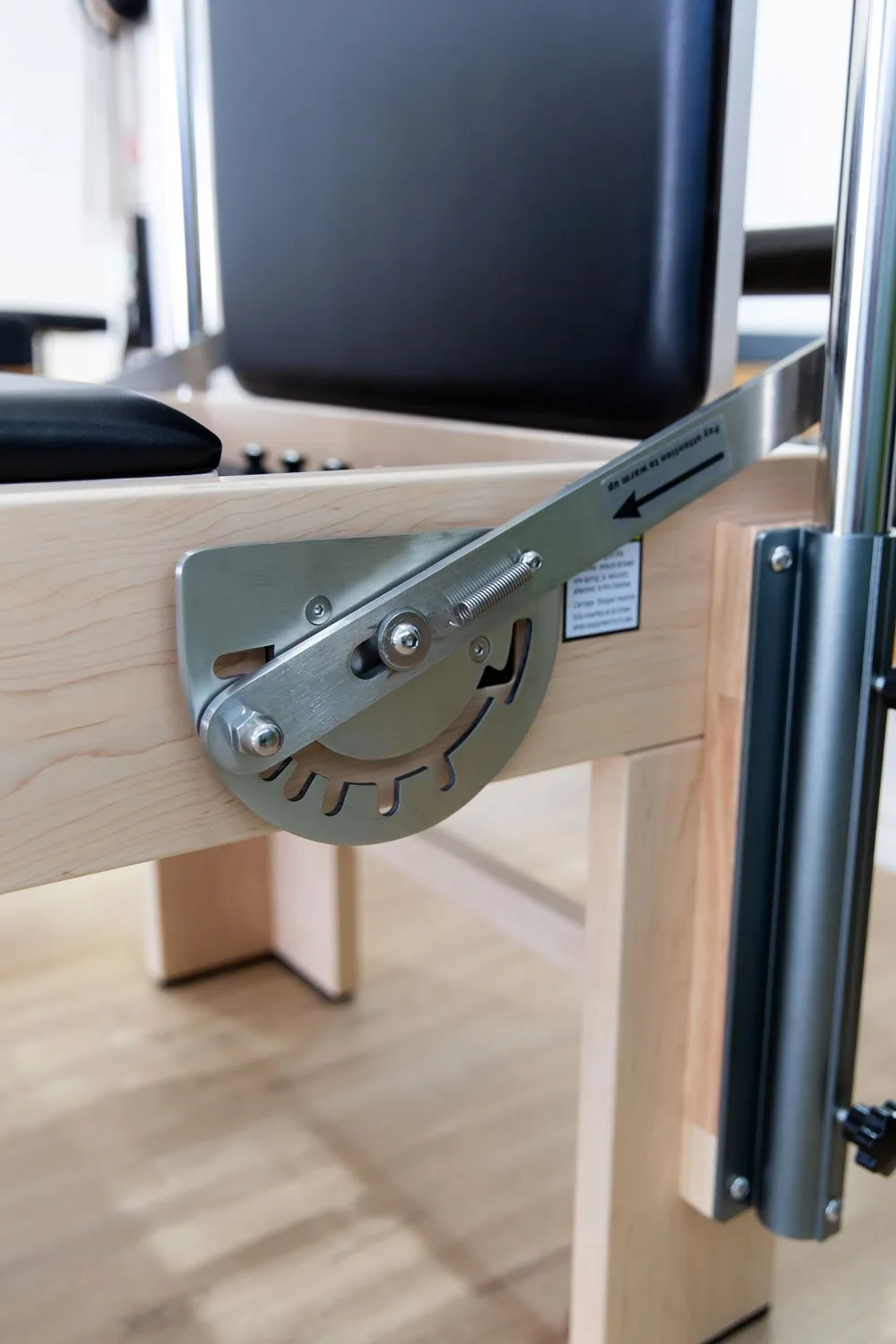 how to remove a stuck reformer footbar pin
