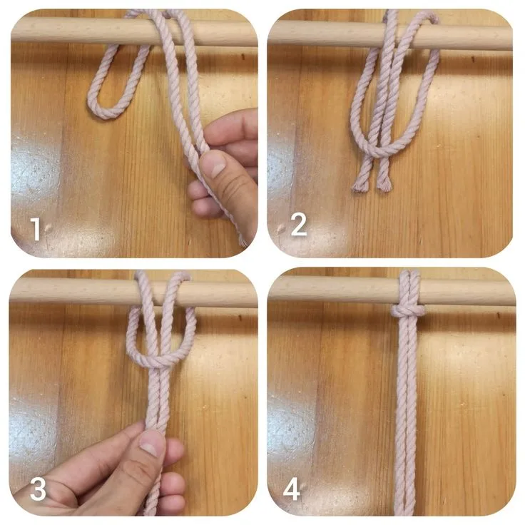 Lark’s Head knot