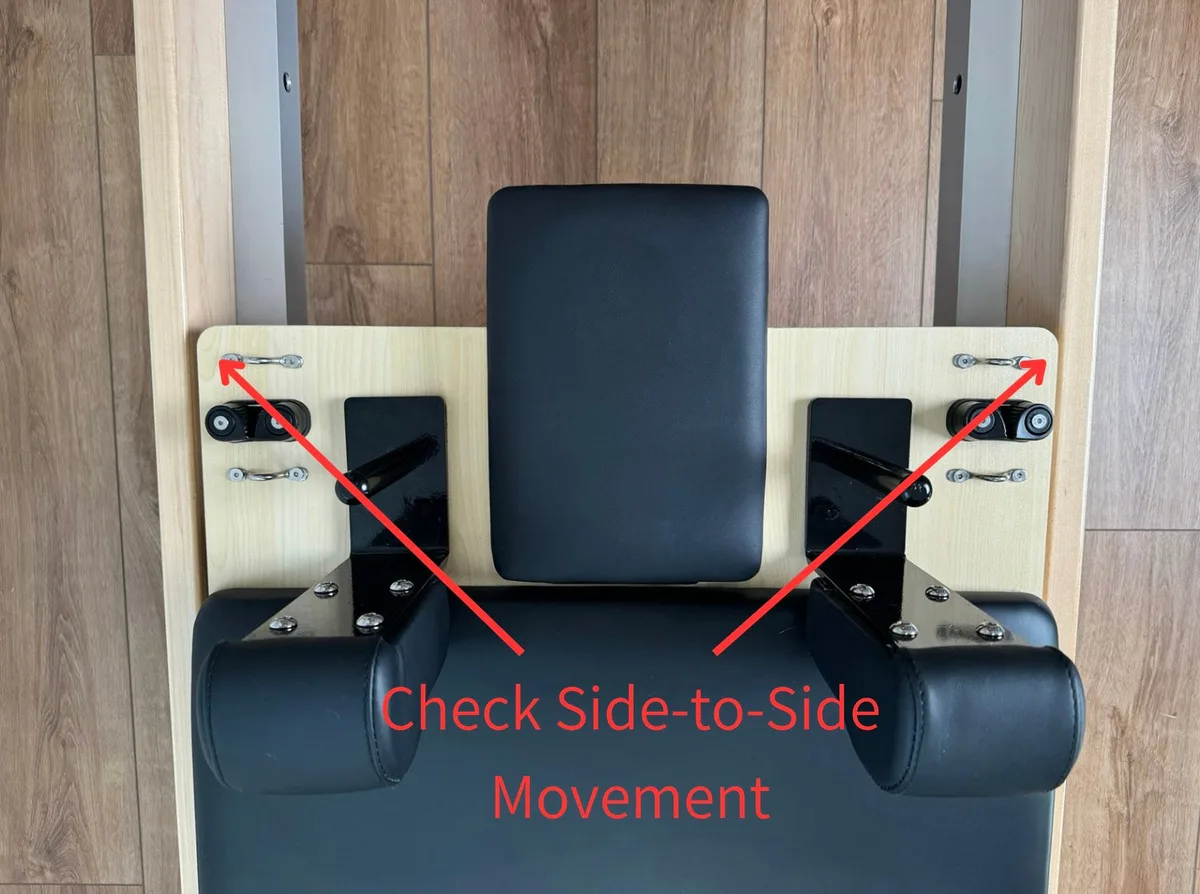 pilates reformer cam cleat mechanism