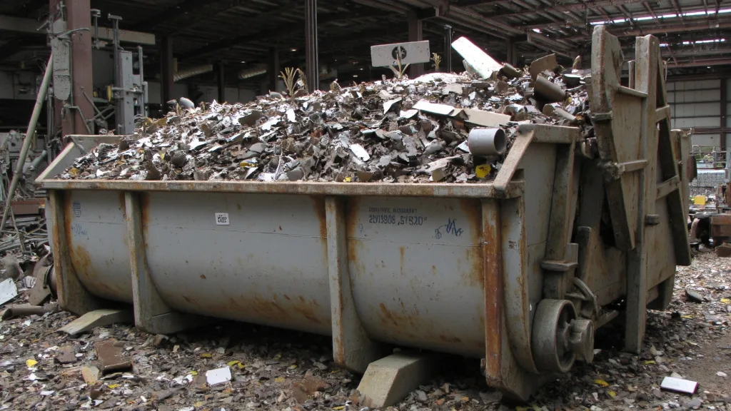Scrap metal recycling yards